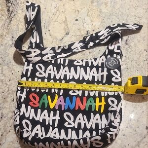 Robin Ruth Black and White Logo Bag